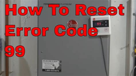 Rheem advises users not to remove the plastic thermostat. . Rheem electric tankless water heater error code e4